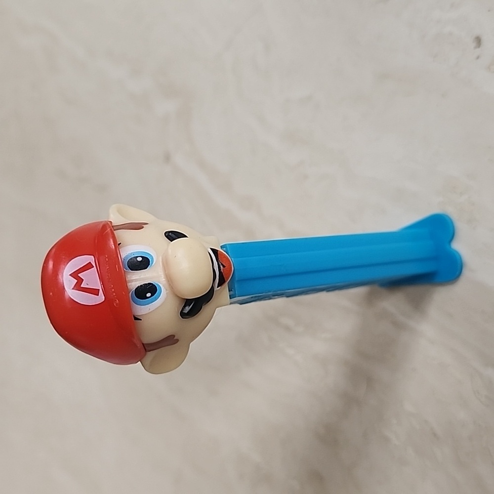 Super Mario PEZ Dispenser - Red and Blue year 1998